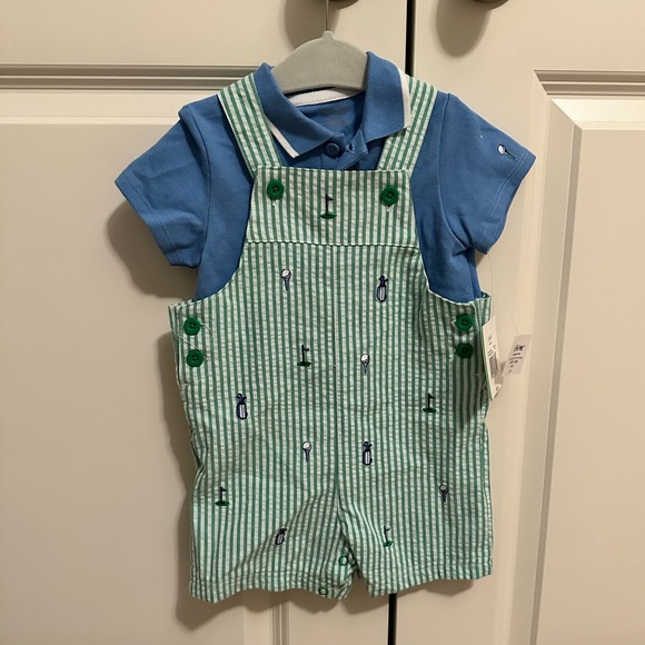 Little Me Matching Sets 8 Mo Boys Golf Outfit Little Me Nwt Poshmark
